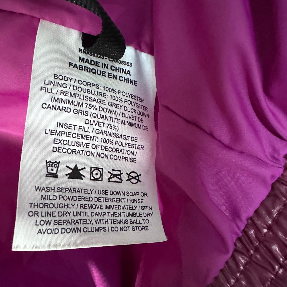 Nike Sportswear Down-Fill Windrunner Puffer Jacket Burgundy Size S CU5094-638 - Picture 7 of 8
